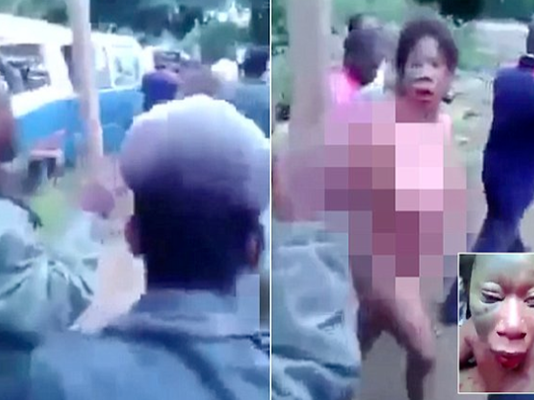 கணவன் முன்னிலையில் காதலனுடன் ஊர் சுற்றிய ஜோடி!…பெண்னை நிர்வாணமாக அடித்து இழுத்து சென்ற கிராம மக்கள்…