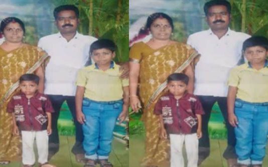 மனைவி, மகன்களை படுகொலை செய்த கணவன் : அதிர்ச்சி சம்பவம்!!