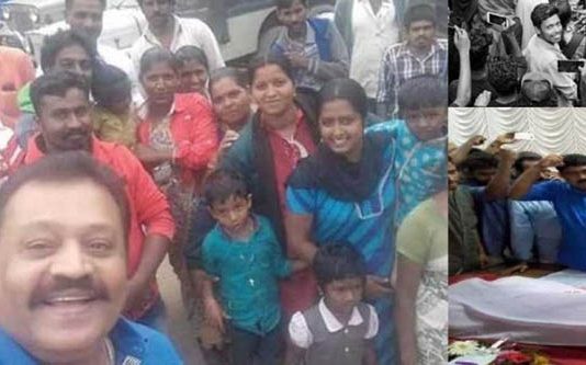 கொலை செய்யப்பட்ட தமிழ் இளைஞனின் மரண வீட்டிற்கு சென்று செல்பி எடுத்த பிரபல நடிகர்!!