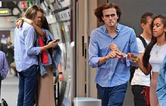 காதல் யாரை விட்டது : ஒபாமாவின் மகளின் படங்கள்!!