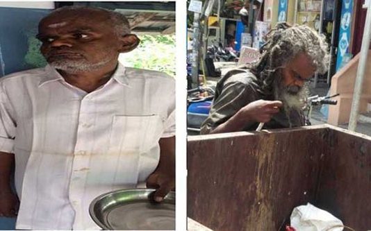 அன்று குப்பை தொட்டியில் வாழ்ந்தவரின் இன்றைய நிலை : நெகிழ்ச்சி சம்பவம்!!