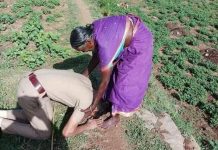 ஓடி வந்து தாயின் காலில் விழுந்து வணங்கி நன்றி சொன்ன மகன் : நெஞ்சை உருக்கும் புகைப்படத்தின் பின்னணி!!