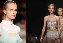 மூன்று மார்பகங்களுடன் ஒய்யார நடைபோட்ட மொடல் அழகிகள்!!