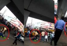 மீண்டும் பயங்கரம் : பட்டப்பகலில் இளைஞர் துடிதுடிக்க வெட்டி கொலை : வெளியான அதிர்ச்சி வீடியோ!!
