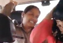 இஸ்லாமியரோடு ஏன் பழகினாய்? இளம்பெண்ணைத் தாக்கிய பொலிஸார்!!