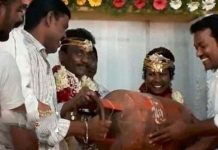 திருமண விழாவில் வித்தியாசமான பரிசு கொடுத்த நண்பர்கள் : வாயடைத்து போன உறவினர்கள்!!