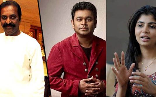 வைரமுத்து – சின்மயி விவகாரம் : பெயர்களை கேட்கும்போது அதிர்ச்சியாக இருக்கின்றது : ஏ.ஆர்.ரஹ்மான்!!