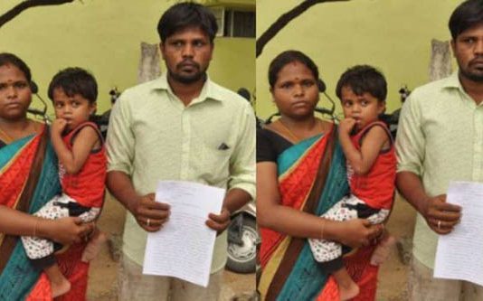 ரொம்ப துன்புறுத்துறாங்க : தற்கொலை செஞ்சுக்குவோம்… கைக்குழந்தையுடன் கதறிய இளம்பெண்!!