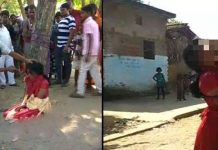 வேறு சாதி இளைஞரை நீ எப்படி திருமணம் செய்வ? ஊரார் முன்பு தந்தை கொடுத்த கொடூர தண்டனை!!