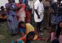 நடுரோட்டில் ஓட ஓட விரட்டி வெட்டி கொல்லப்பட்ட பெண் : பட்டப்பகலில் வெறிச்செயல்!!