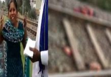 ரயில் தண்டவாளத்தில் 2 வயது மகனுடன் சிதறிக்கிடந்த கர்ப்பிணியின் உடல் : கதறியபடி ஓடிவந்த அக்கா!!