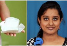 இயற்கை முறையில் நாப்கினை உருவாக்கி அசத்தியுள்ள மாணவி : மஞ்சள் மூலிகையோடு அசத்தல் கண்டுபிடிப்பு!!