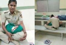 கடுங்குளிரில் வீசப்பட்ட பிஞ்சுக்குழந்தை : தாய்ப்பால் கொடுத்து காப்பாற்றிய பெண் பொலிஸ்!!