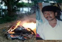 சுடுகாட்டில் பிணத்தை சாப்பிட்ட இளைஞர் : பீதியில் பயந்து நடுங்கிய மக்கள்!!