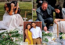 திருமண ஆடையுடன் வருங்கால கணவரின் கல்லறையில் அழுதுபுலம்பிய இளம்பெண் : நெஞ்சை உருக்கும் சம்பவம்!!