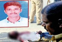 கர்ப்பிணி மனைவியை சேர்த்து வைக்குமாறு கூறிய கணவர் : நடுரோட்டில் ஓட ஓட வெட்டிக்கொலை!!