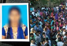 கழிவறையில் தூக்கில் தொங்கிய மாணவி : அலறல் சத்தம் கேட்டு ஓடிவந்த ஆசிரியர்!!