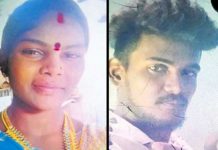 மார்பு, தொடை பகுதிகளில் கத்திக்குத்து : காதல் மனைவியை கழுத்தறுத்து கொலை செய்த கணவன்!!