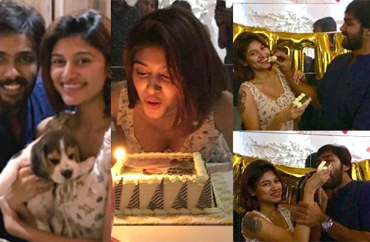 நள்ளிரவில் ஆரவுடன் பிறந்தநாள் கொண்டாடிய ஓவியா!!