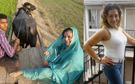 சொகுசு வாழ்க்கையை உதறிதள்ளி ஆடு மாடு மேய்க்கும் வெளிநாட்டுப் பெண்!!