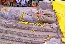 லாரி வாடகை மட்டும் 2 கோடி : 7 மாத கால பயணத்தில் பெங்களூருவை அடைந்த சிலை!!