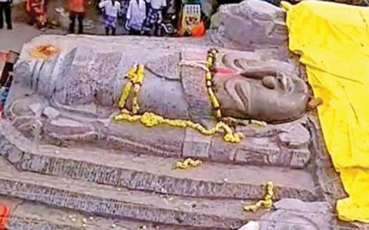 லாரி வாடகை மட்டும் 2 கோடி : 7 மாத கால பயணத்தில் பெங்களூருவை அடைந்த சிலை!!