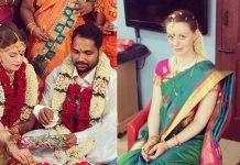 தமிழ் மொழி மீது கொண்ட காதலால் தமிழரை மணந்த வெளிநாட்டுப் பெண்!!