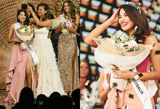 அவுஸ்திரேலியாவின் பிரபஞ்ச அழகியாக தேர்வு செய்யப்பட்ட இந்திய வம்சாவளி பெண்!!