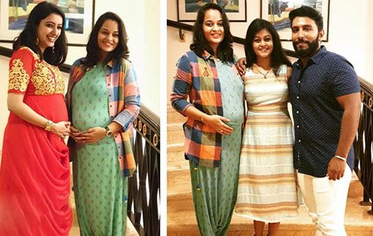 கர்ப்பமாக இருப்பதை வெளிப்படையாக காட்டிய பிக்பாஸ் சுஜா : ஒன்று கூடிய பிரபலங்களின் மனைவிகள்!!