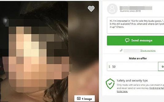 குழந்தை விற்பனைக்கு, வெறும் 50 டொலர்கள்தான் : விளம்பரத்தால் சர்ச்சை!!