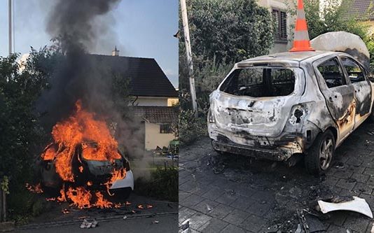 காருக்குள் புகைப்பிடிக்க ஆசைப்பட்ட நபர் : இறுதியில் நேர்ந்த துயரம்!!