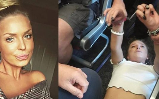 விமானத்தில் இளம்பெண் செய்த காரியம் : ஆத் திரமடைந்த பயணிகள் : 85,000 பவுண்ட் அபராதம்!!