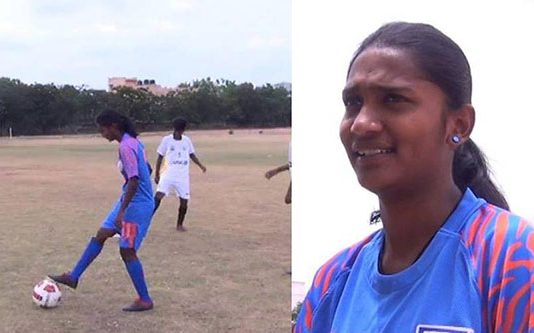 மகளிர் உலகக்கோப்பை கால்பந்து தொடருக்கு தெரிவான தமிழச்சி : குவியும் பாராட்டுக்கள்!!