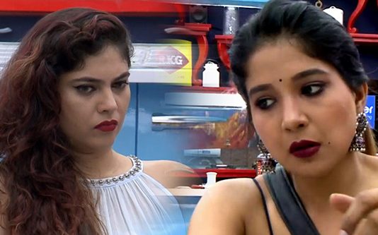 பிக்பாஸ் வீட்டில் ஷெரின் மற்றும் சாக்ஷி : கடுமையாக எச்சரித்த மக்கள்!!