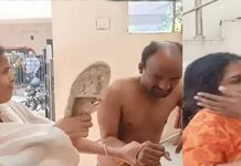 வேறு பெண்ணுடன் ஒன்றாக இருந்த கணவன் : கையும் களவுமாக பிடித்த மனைவி!!