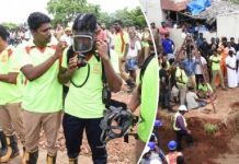 சிறுவன் சுர்ஜித்தை மீட்க மூச்சை அடக்கி குழியில் இறங்க தயாராகும் வீரர்கள்!!