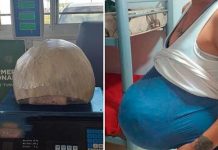 வித்தியாசமாக நடந்த கர்ப்பிணிப்பெண் : சோதனையிட்ட பொலிசாருக்கு காத்திருந்த அ திர்ச்சி!!