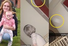 ஆவியுடன் விளையாடும் குழந்தை : அதை படம் பிடிக்கும் தாய்!!