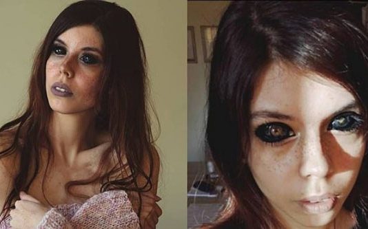 கண்ணில் டாட்டூ குத்திக்கொண்ட அழகிய இளம்பெண்ணுக்கு நேர்ந்த விபரீதம்!!