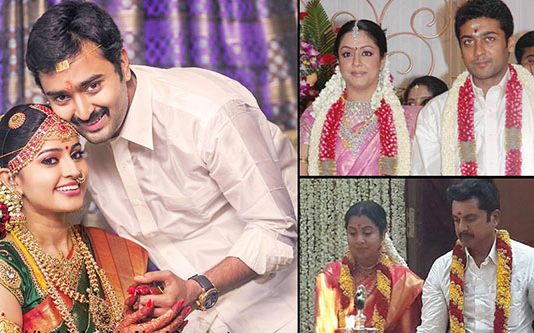 தமிழ் திரையுலகில் காதலித்து திருமணம் செய்து கொண்ட ஜோடிகள் : எம்.ஜி.ஆர் முதல் ஆரியா வரை!!