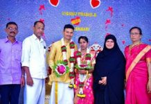இஸ்லாமிய பெற்றோரின் இந்து மகளுக்கு திருமணம் : நெகிழ்ச்சி சம்பவம்!!
