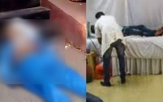 த ந்தையின் ச டலத்தை செ ல்போனில் பார்த்த மகன் மாரடைப்பால் ம ரணம் : சா லையிலேயே பி ரிந்த உ யிர்!!