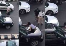 வே றொரு பெண்ணுடன் காரில் வந்த கணவர்… ந டுரோட்டில் மனைவி கா ட்டிய அ ட்ராசிட்டி! தீ யாய் ப ரவும் கா ட்சி!!