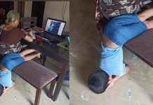 ஆன்லைன் கிளாஸில் பேரனுக்காக பாட்டி செய்யும் வேலை! ஓவியனின் கண்ணில் சிக்கியா காட்சி…. தீ யாய் ப ரவும் புகைப்படம்!!