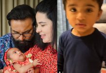 நடிகை ராதிகாவின் பேரன் செய்யும் சே ட்டைய பார்த்தீங்களா? குட்டி பையன் எவ்வளவு க்யூட்டா பேசுறான்….!