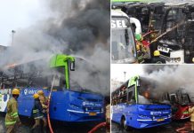 கோயம்பேடு ஆம்னி பேருந்து நிலையத்தில் ப ய ங் கர தீ வி பத்து.. 3 பேருந்துகள் மு ற் றி லும் எ ரி ந்து சே த ம்!