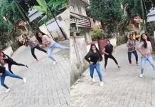 பட்டப்பகலில் நடுரோட்டில் இ ளம் பெ ண்கள் போட்ட கு த்தாட்டம்! லட்சக்கணக்கில் லைக்ஸ் மழை பொழியும் பார்வையாளர்கள்!!