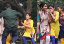 இளைஞரை பார்த்து அலண்டு த லைத்தெறிக்க ஓ டிய பெ ண்கள்! கிளைமேக்ஸில் இப்படி ஒரு திருப்பமா? சிரிக்காம பாருங்க!!