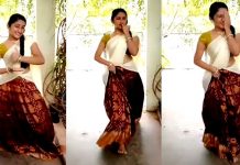 குத்தாட்டம் போட்டு மில்லியன் லைக்குகளை தெறிக்க விட்ட தமிழ் பெண்! ஹீரோயின்களையும் மிஞ்சிய அழகு!!