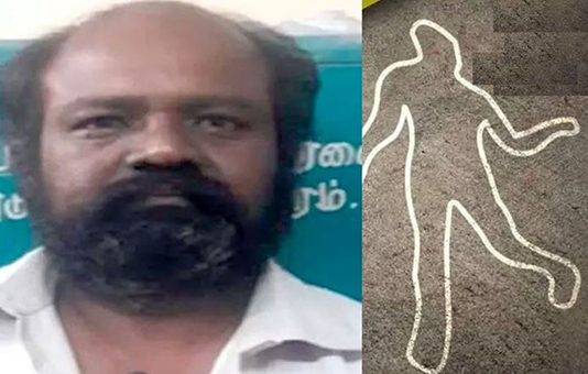 தூ ங்கிக் கொண்டிருந்த மனைவியின் த லையில் க ல்லை போ ட்டு கொ.ன்.ற க ணவன்!!